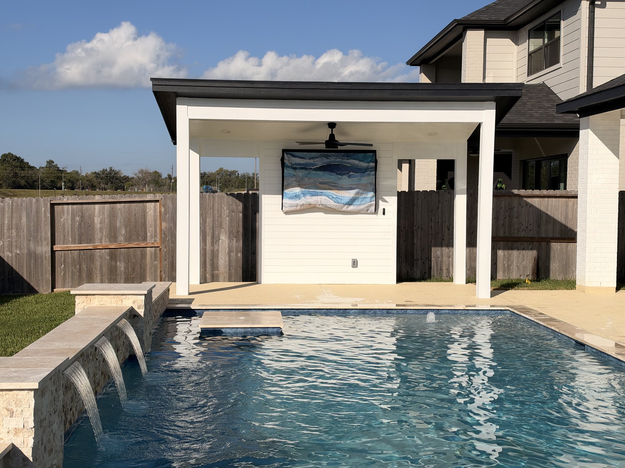Katy, TX sold pool project, photo 2