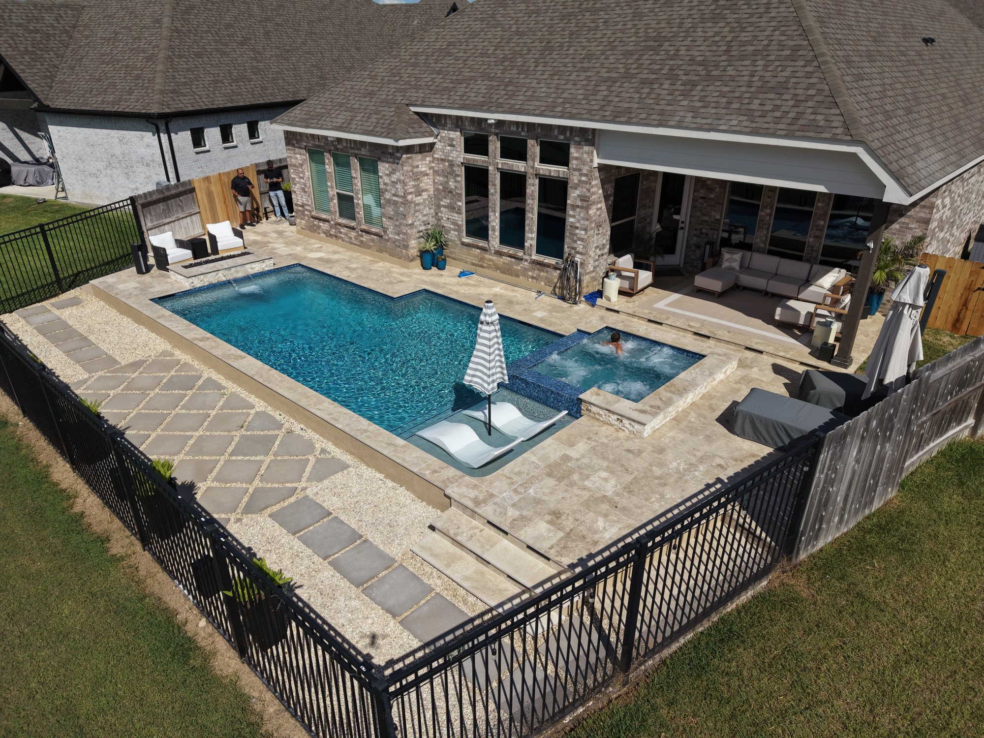 Fulshear, TX sold pool project, photo 1