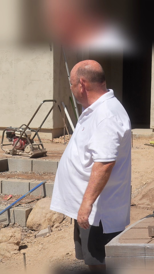 Stone Creations contractor sharing his expertise on camera