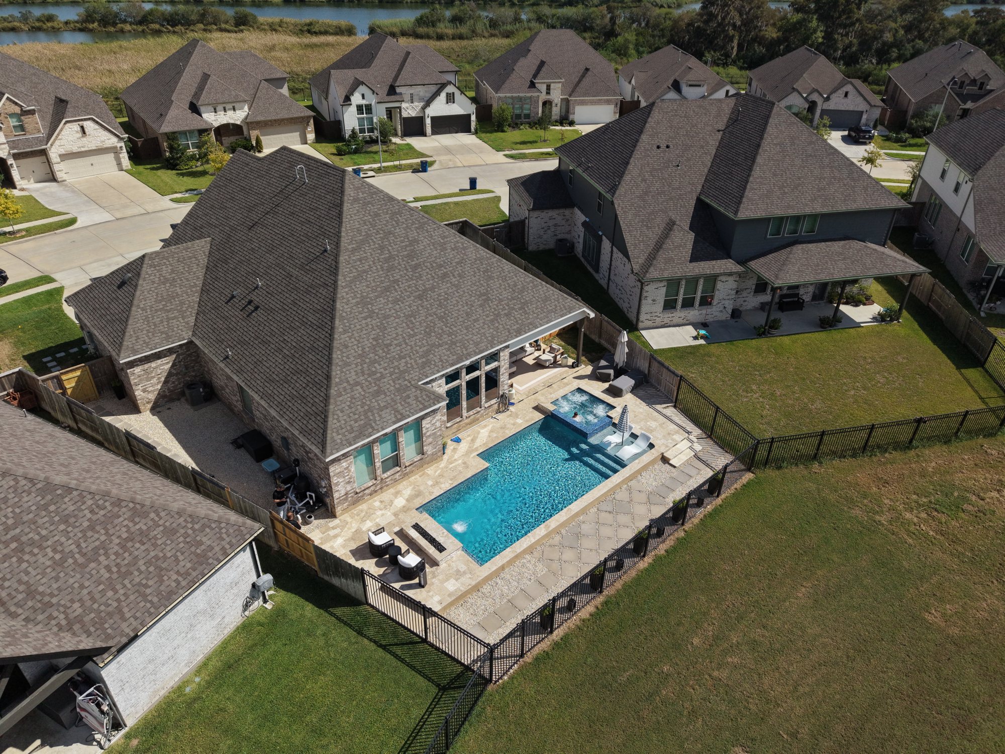 Fulshear, TX sold pool project, photo 2