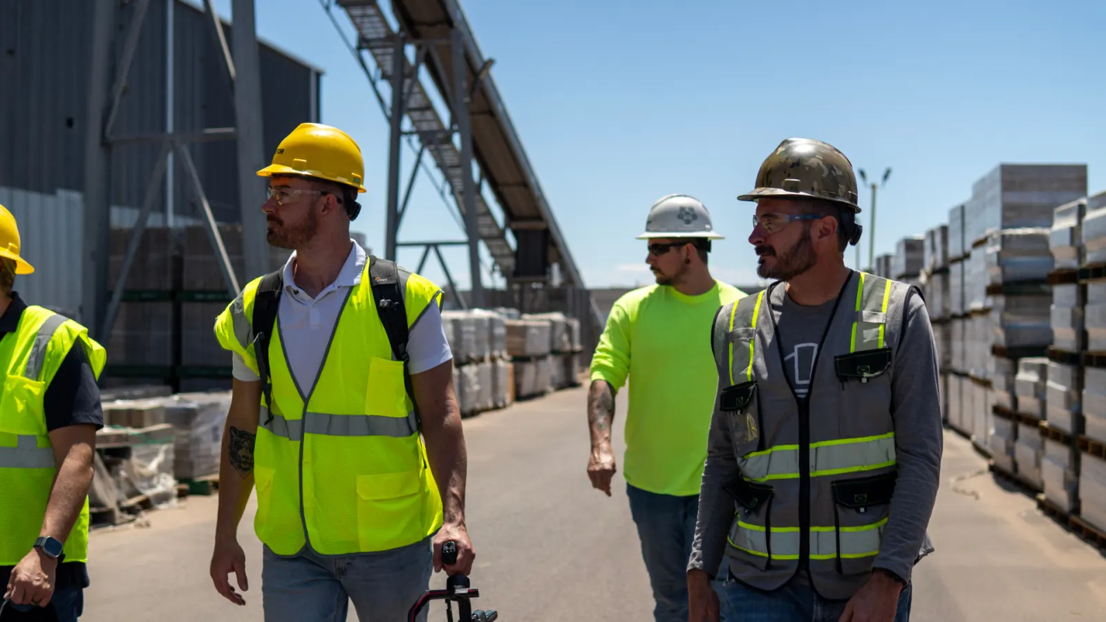 Douglas and the Aqua Leads team on location